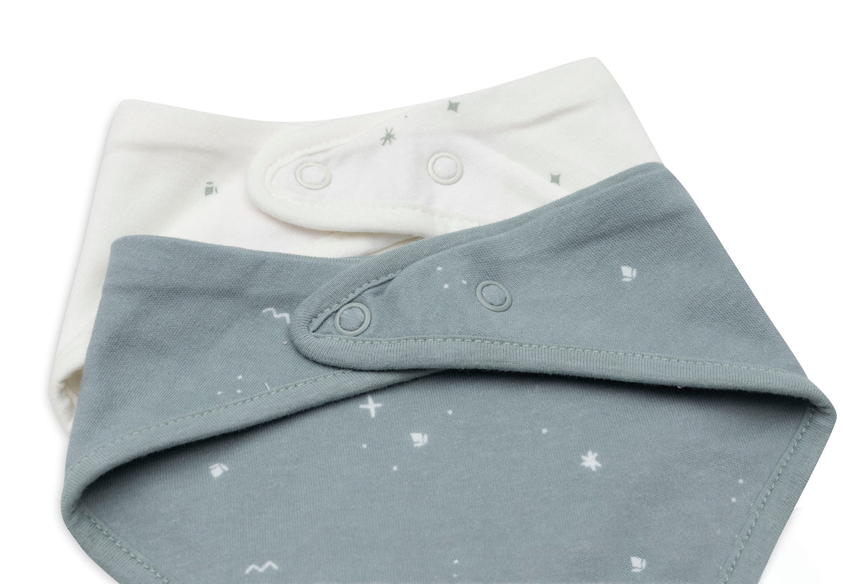 Jollein, Bandana Twinkling 2er-Pack diverse Farben