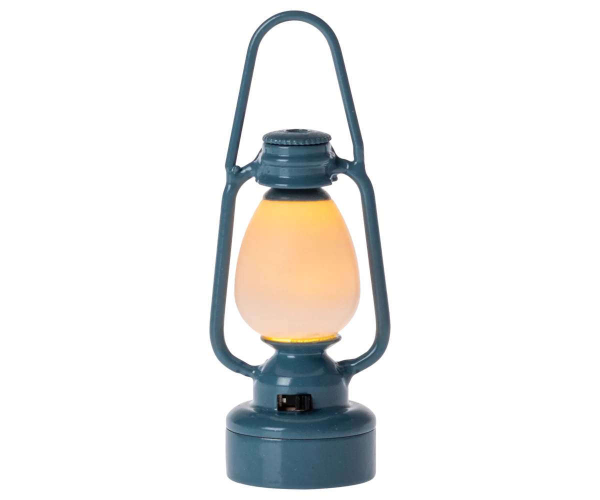Maileg - Vintage Laterne, Maus - Blau