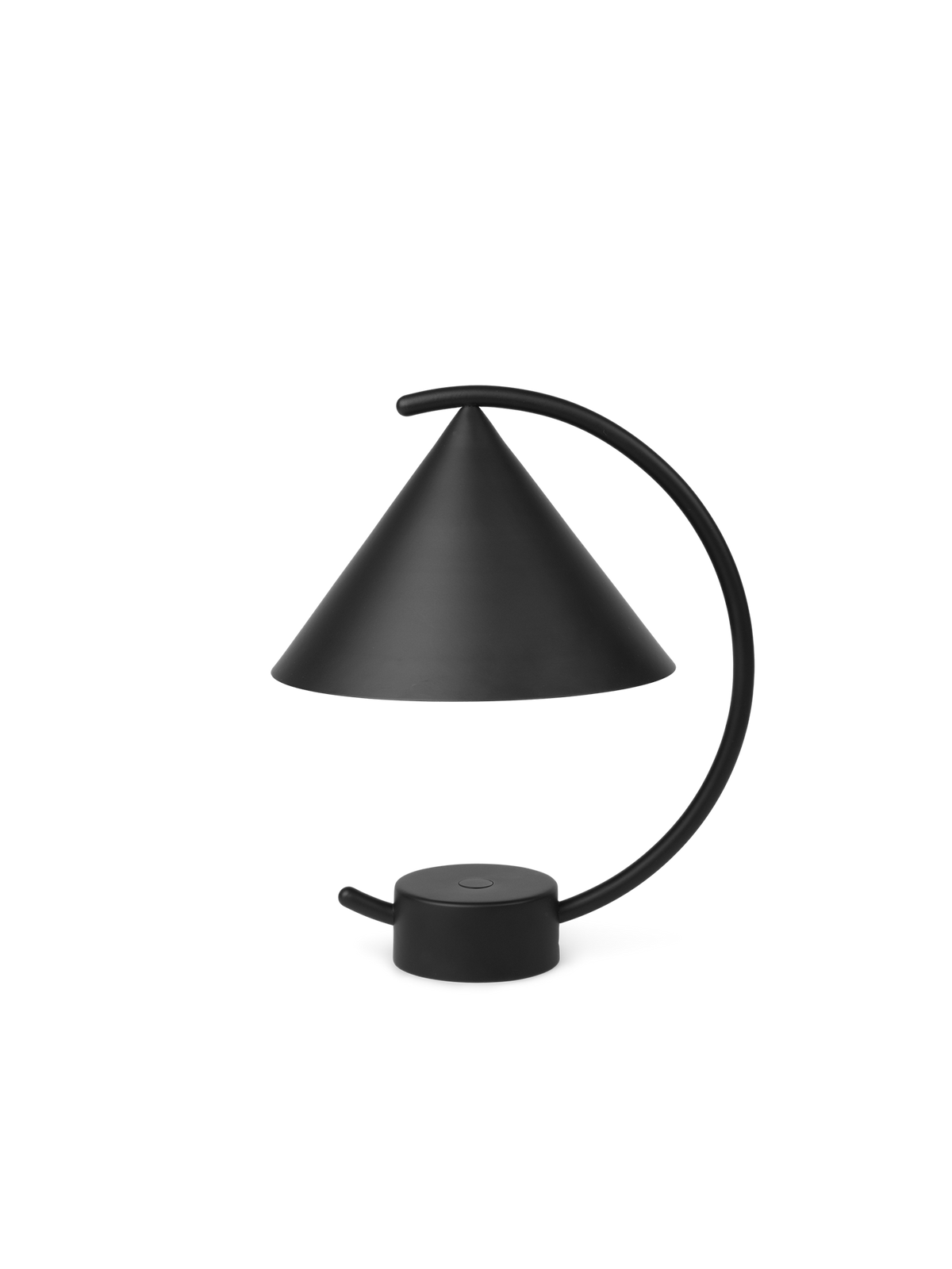 Ferm Living Meridian Tragbare LED-Lampe – Schwarz