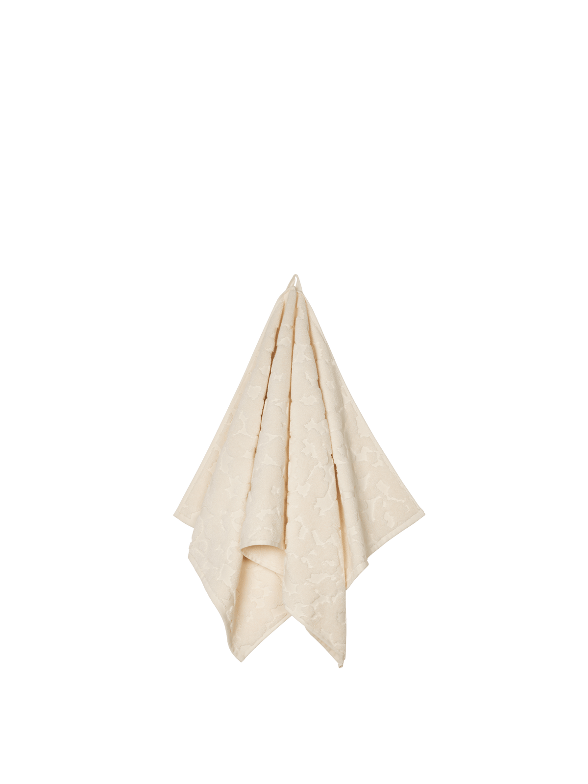 Ferm Living Cilla Handtuch – Cremeweiß, 50 × 100 cm