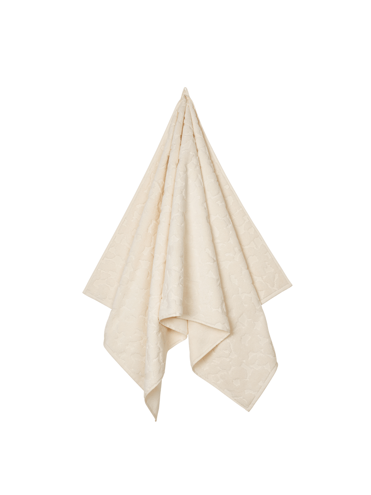 Ferm Living Cilla Badetuch – Cremeweiß, 70 × 140 cm