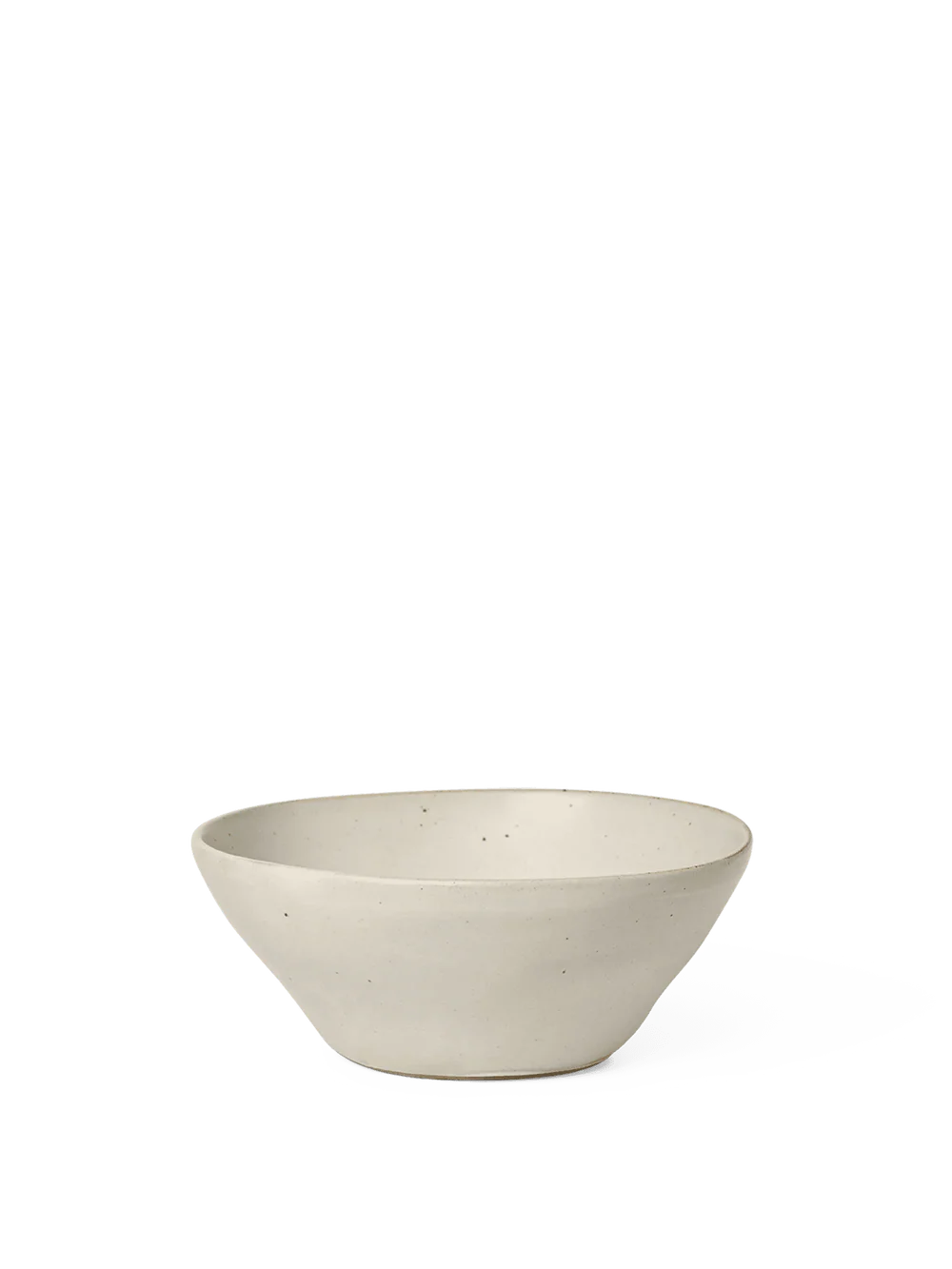 Ferm Living - Flow Bowl Medium - Off-White Speckle