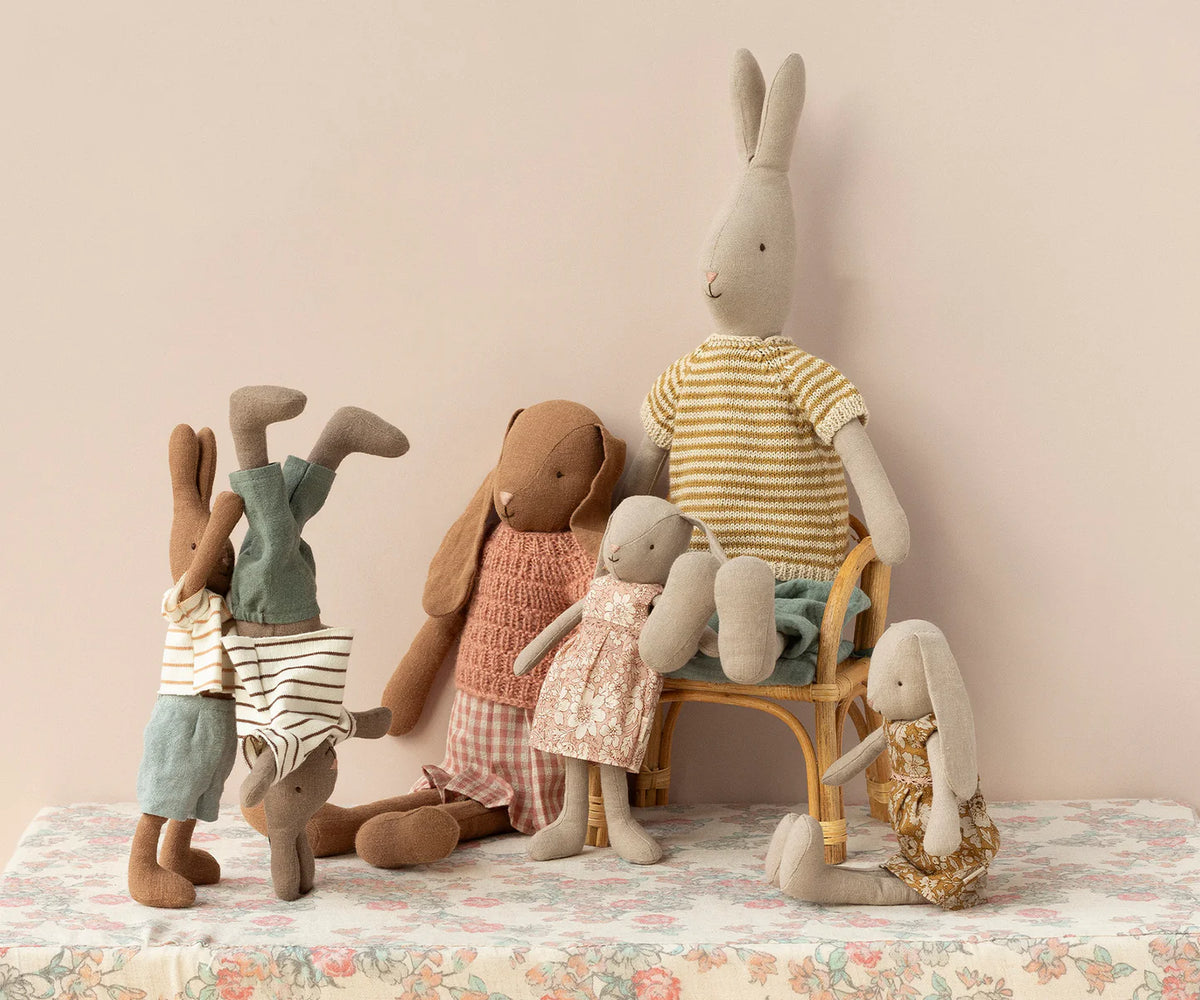 Maileg - Hase, Größe 3, Classic - Strickhemd und -hose