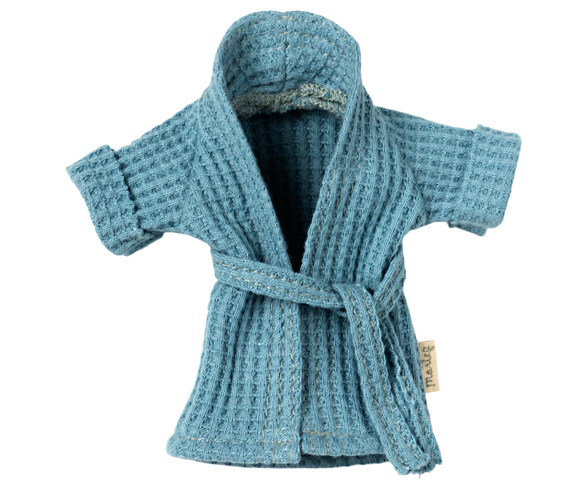 Maileg - Bademantel - Dusty Blau