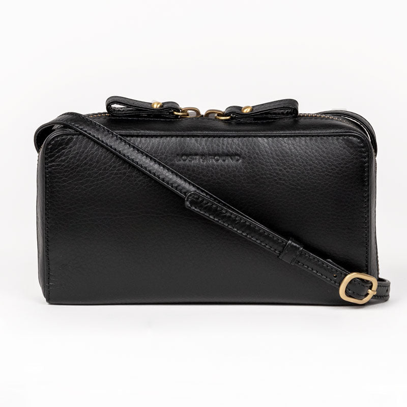 Lost & Found Umhängeportemonnaie Black