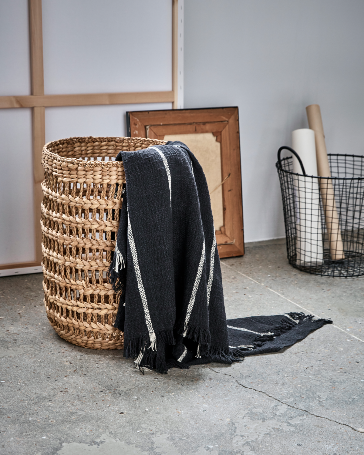 House Doctor - Decke "Tuur" Offwhite/Grau