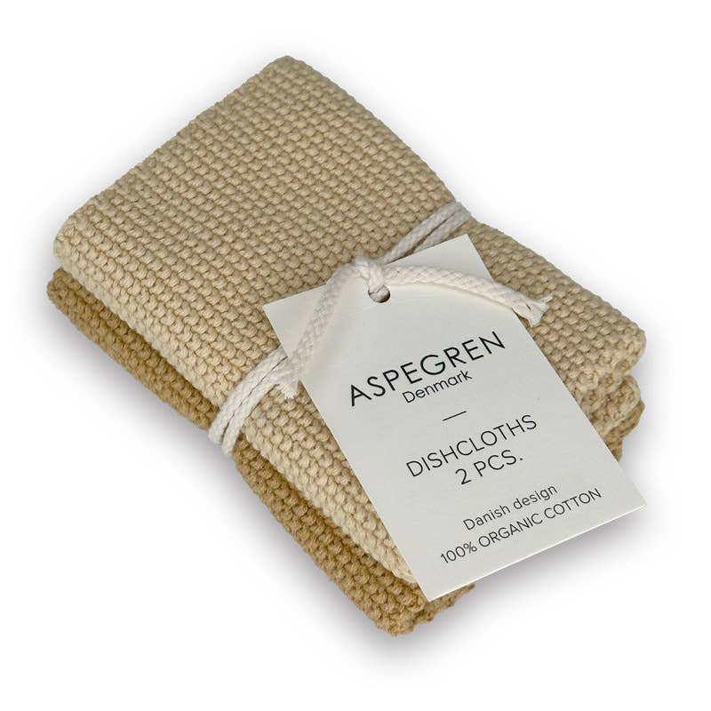 Aspegren - Spüllappen - Gestrickt - Golden Straw