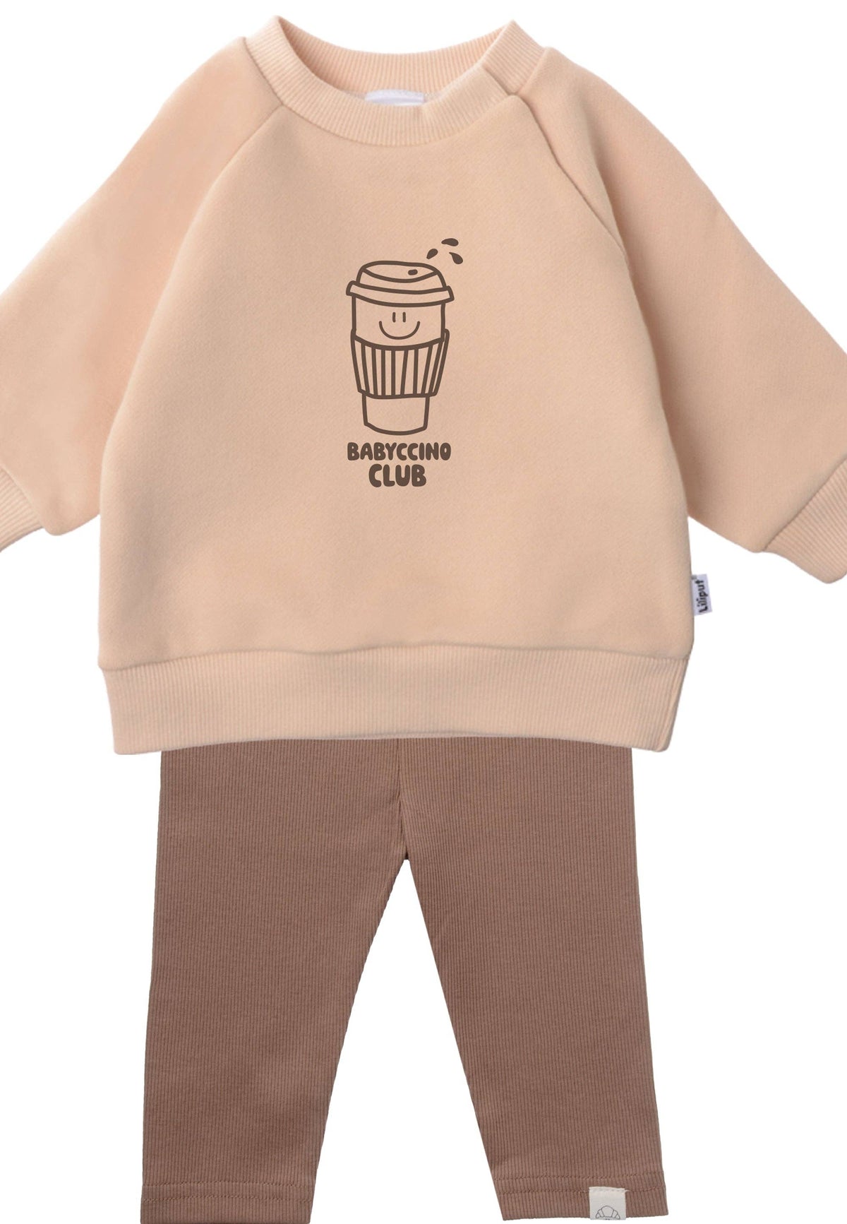 Liliput Set mit Sweatshirt und Leggings "Babyccino Club"