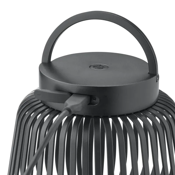 blomus LITO LED Akku Tischleuchte – Black Größe XS