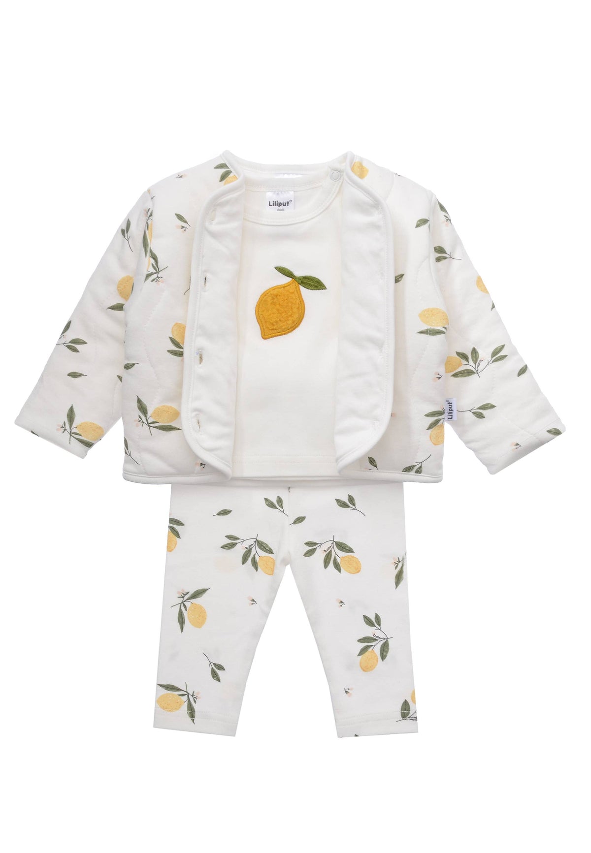 Liliput 3-teiliges Kinderset Little Lemon – Jacke, Shirt & Leggings