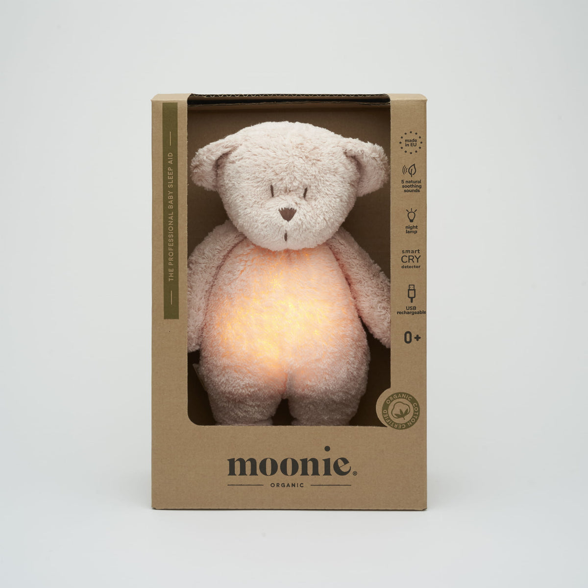 MOONIE 2.0 Organic – Rose Einschlafbär
