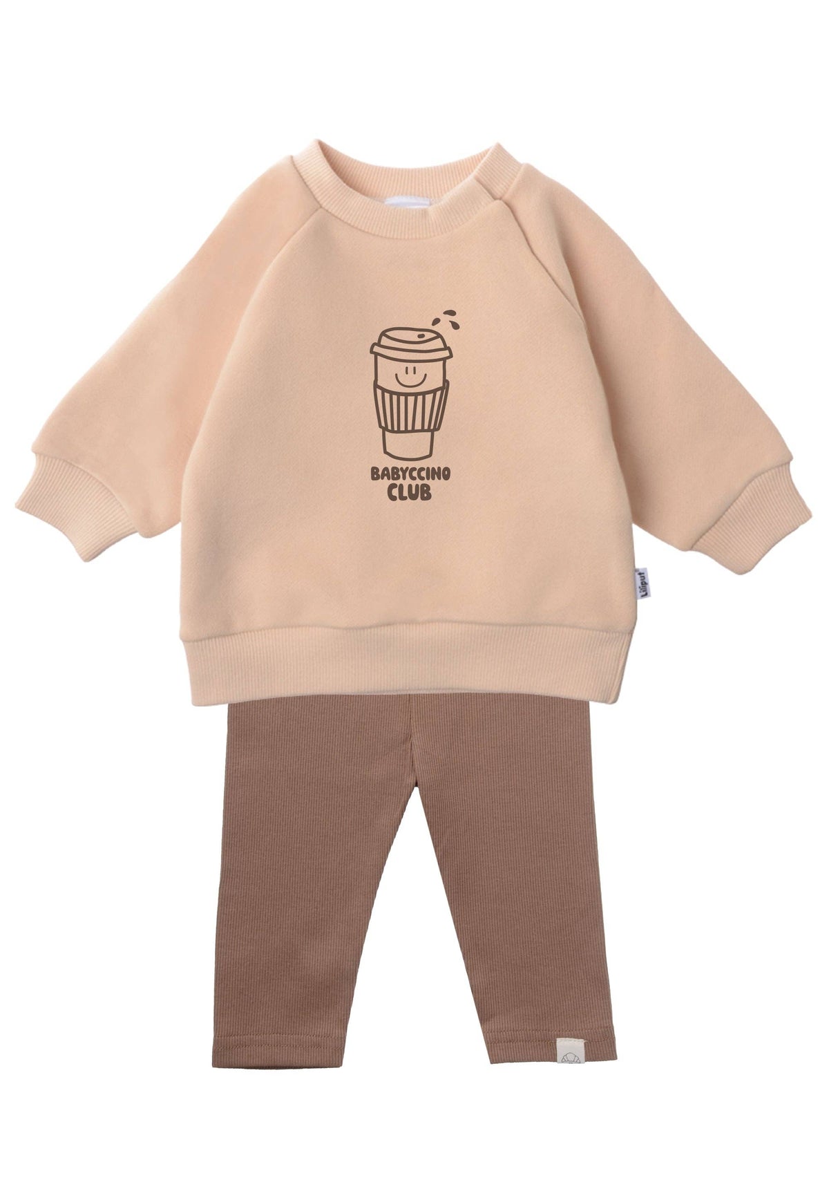 Liliput Set mit Sweatshirt und Leggings "Babyccino Club"