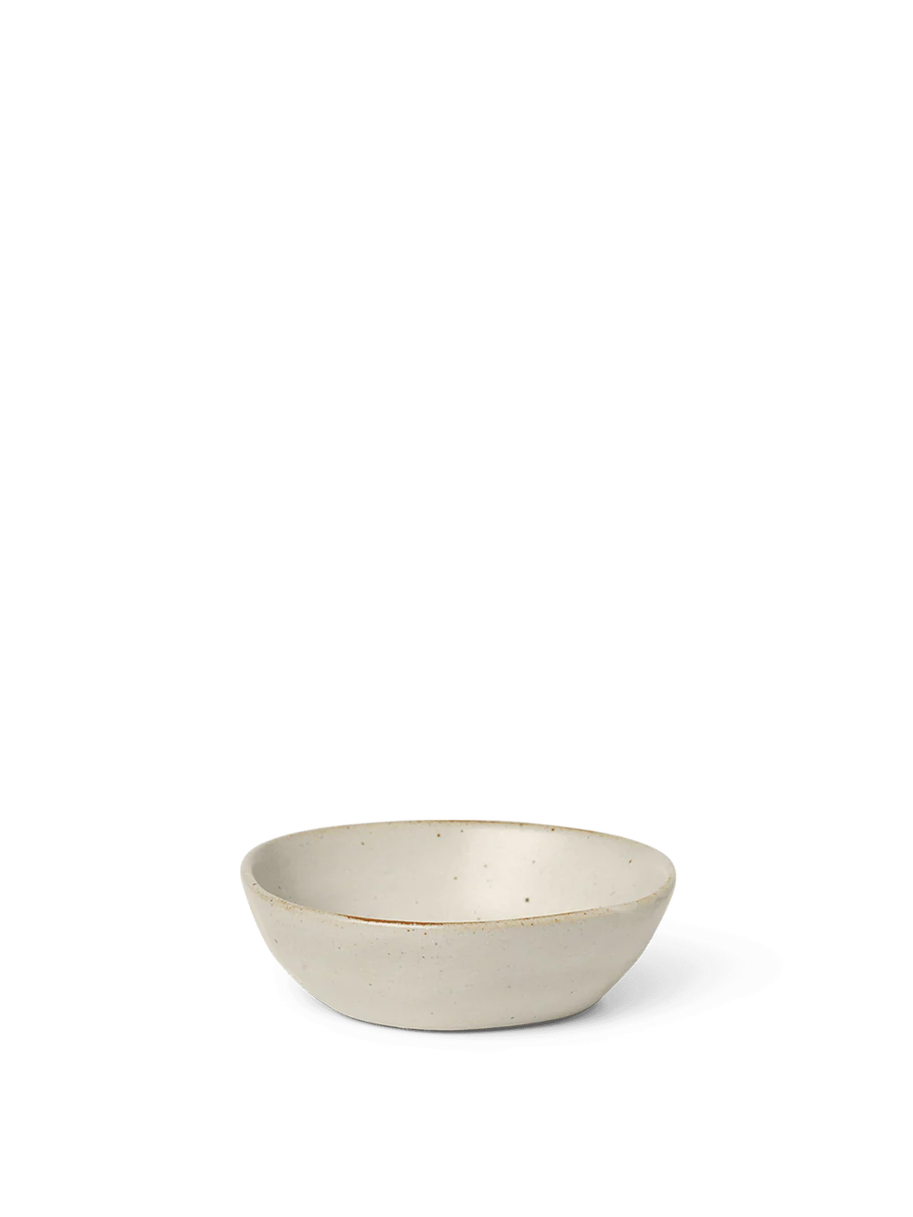 Ferm Living - Flow Bowl Small - Off-White Speckle
