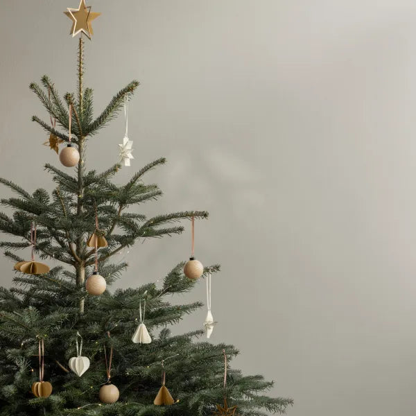 Blomus KISEKY Weihnachtsschmuck 4er Set – Natürliche Eiche