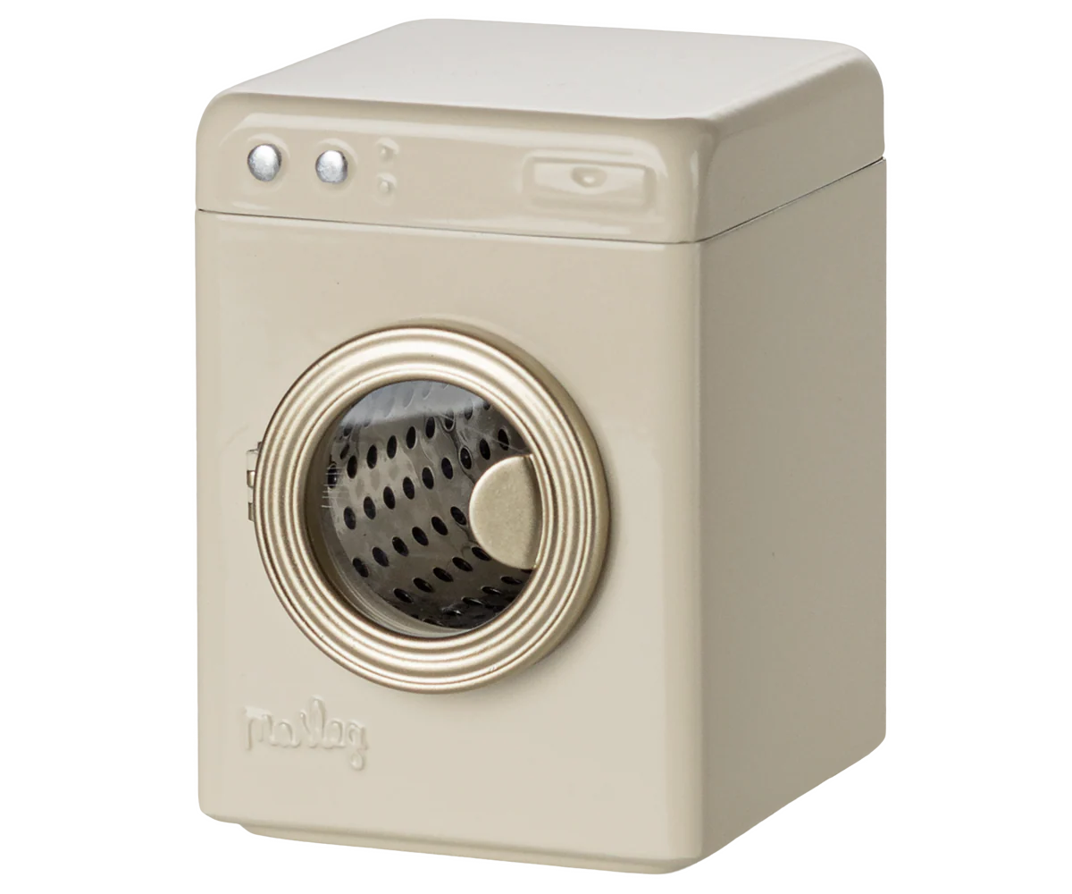 Maileg - Waschmaschine, Maus - Creme