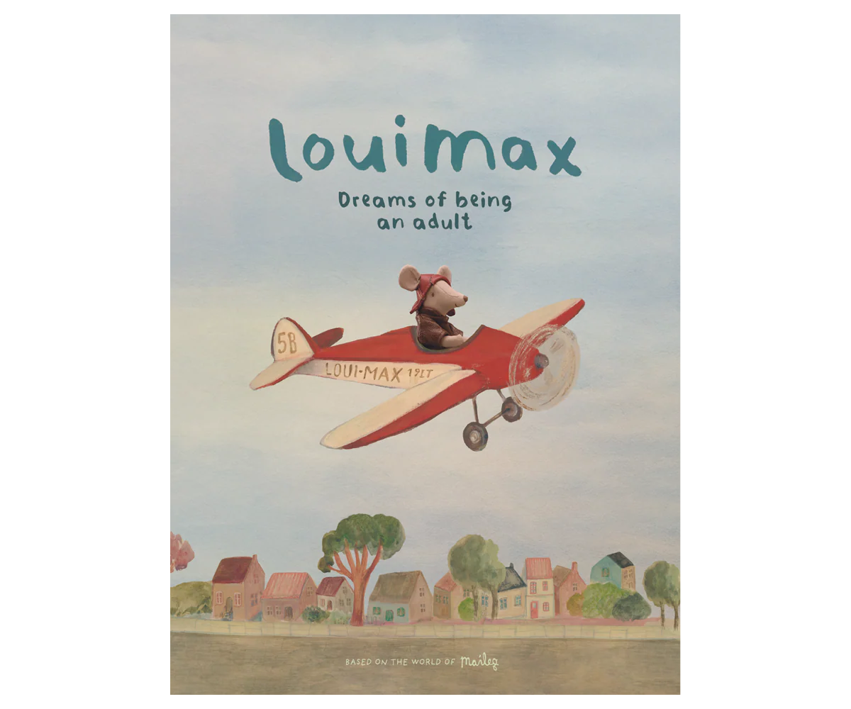Maileg - Poster - LouiMax - Flugzeug