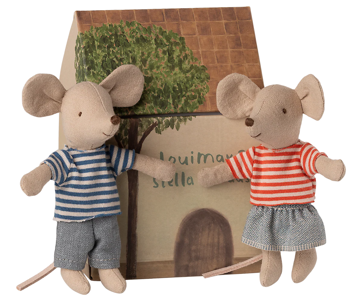 Maileg - LouiMax und Stella, kleine Geschwistermäuse