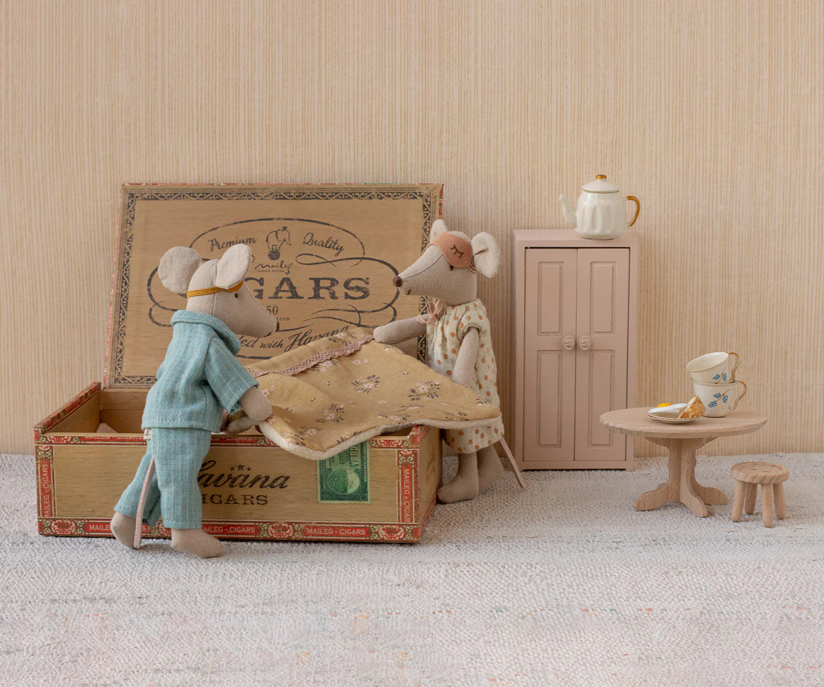 Maileg Mama und Papa Mäuse in Box