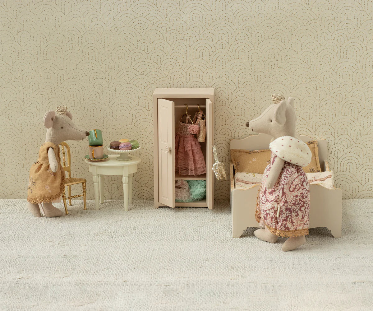 Maileg - Bett, Maus - Creme