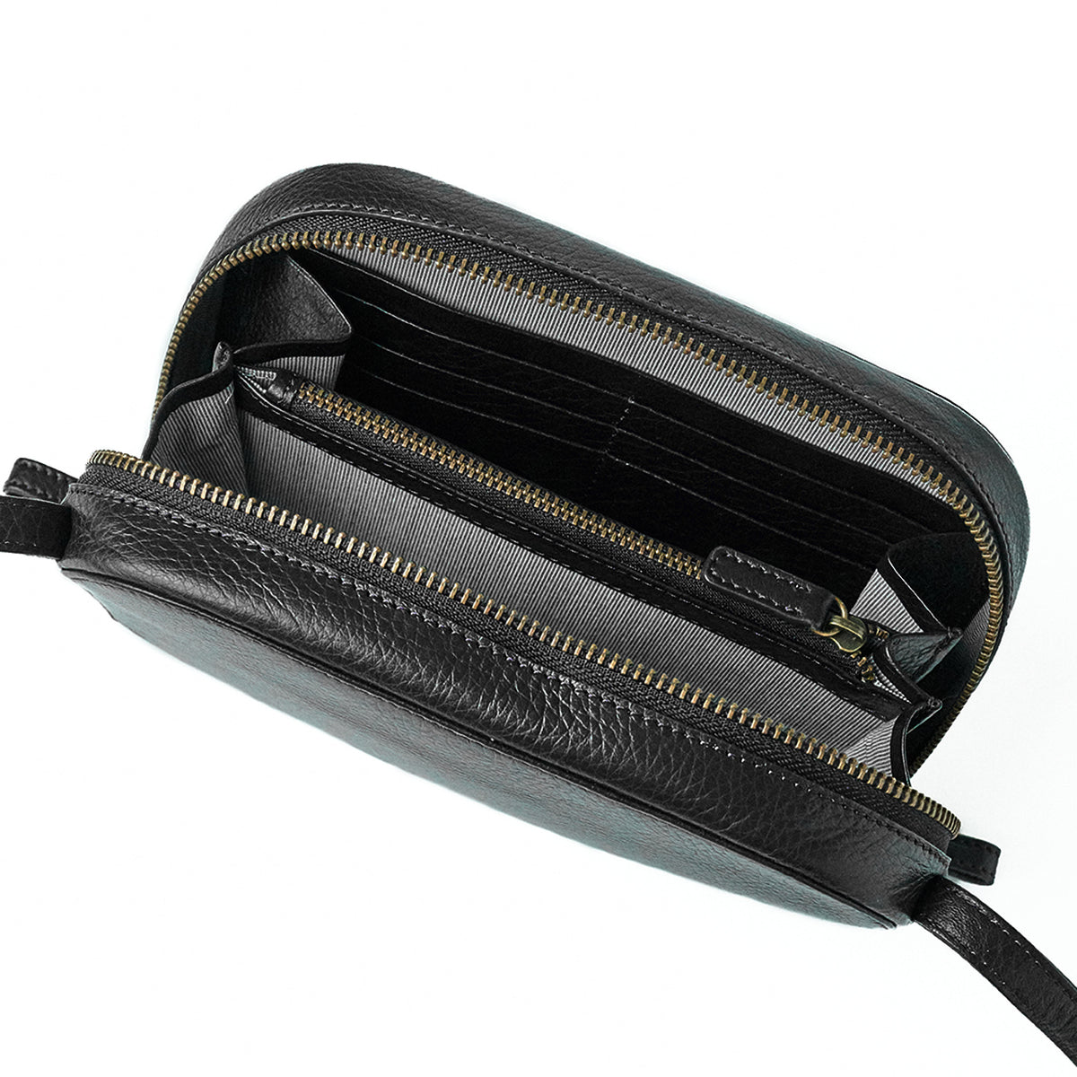 Lost & Found Umhängeportemonnaie Rund Black