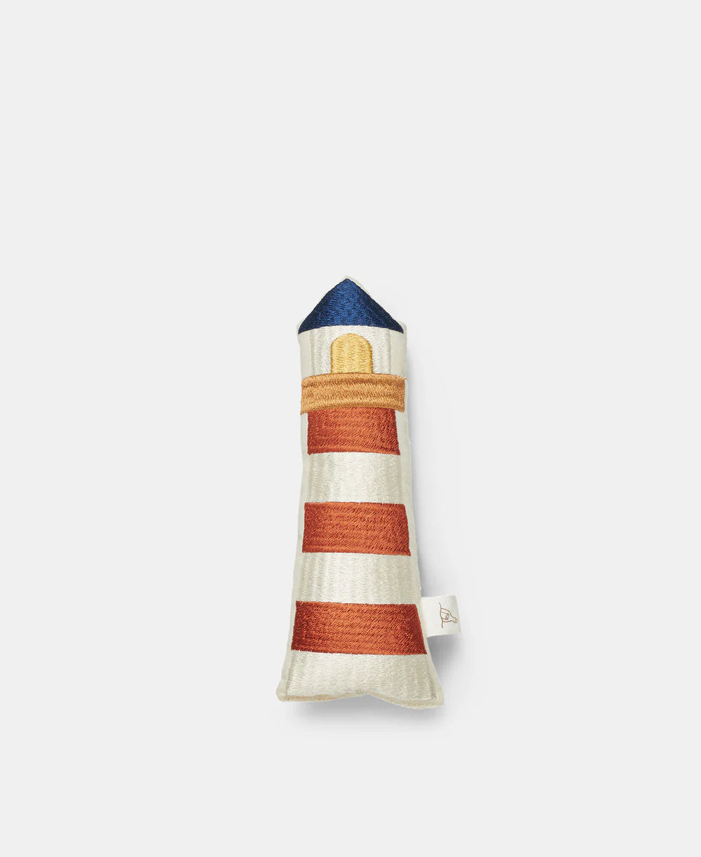 Dear April - Klint Leuchtturm Rassel, off-white/bunt