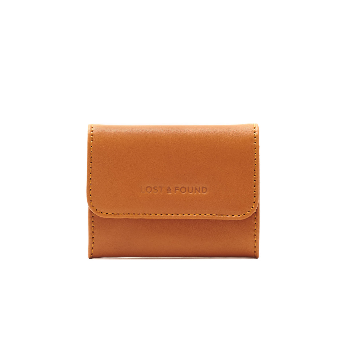 Lost & Found Faltportemonnaie klein Caramel