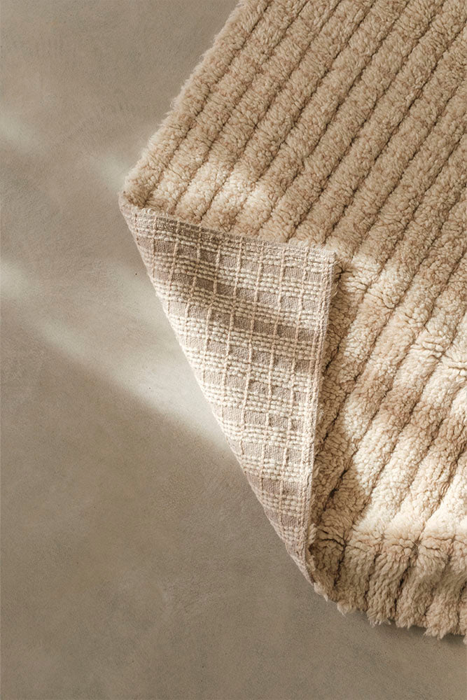 Lorena Canals Woolable Wollteppich Unexpected – Natural, 200 × 300 cm