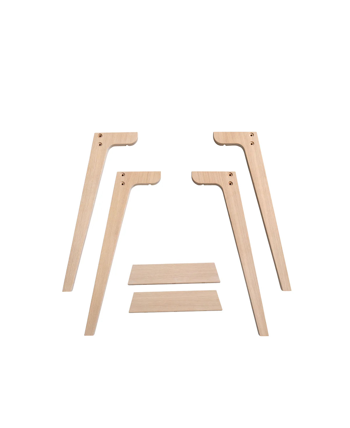 Oliver Furniture Extra Tischbeinset für Wood Schreibtisch 66 cm