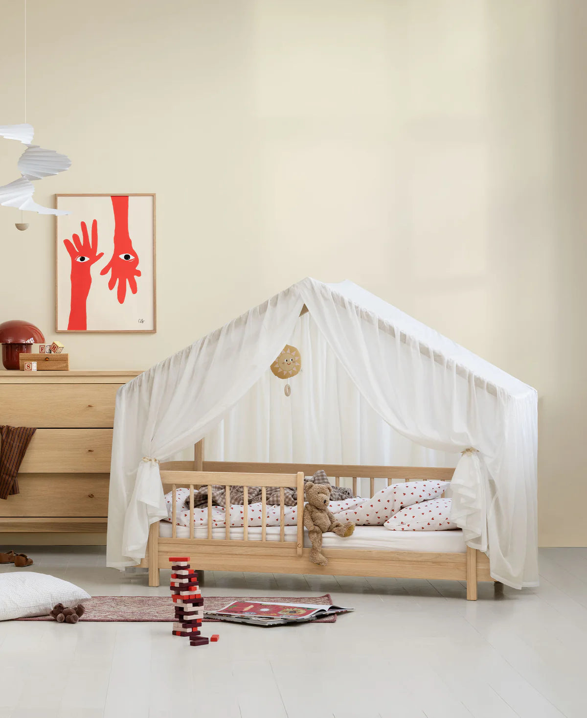 Oliver Furniture Wood Mini+ Hausbett, Eiche