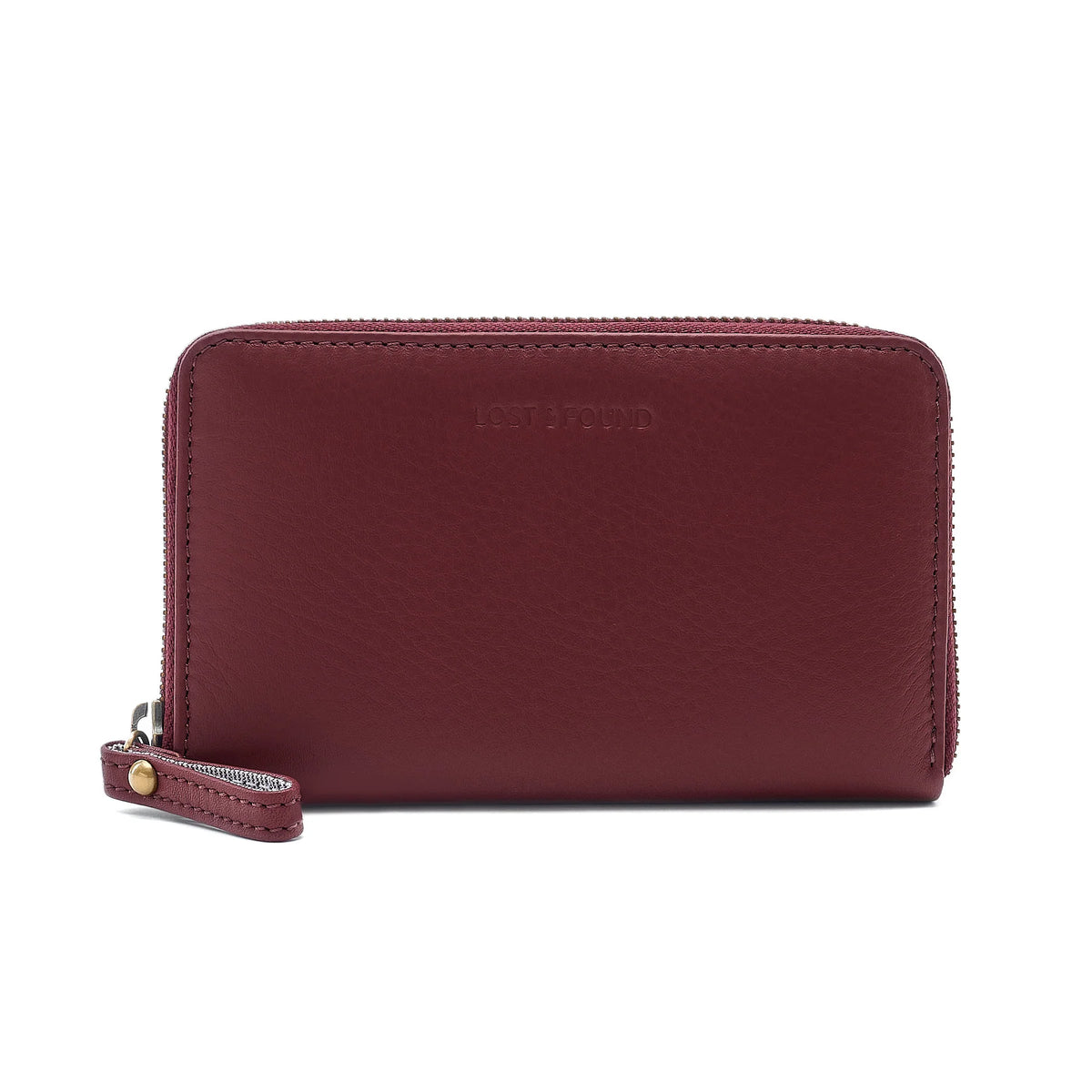 Lost & Found Mittleres Reissverschluss Portemonnaie Berry