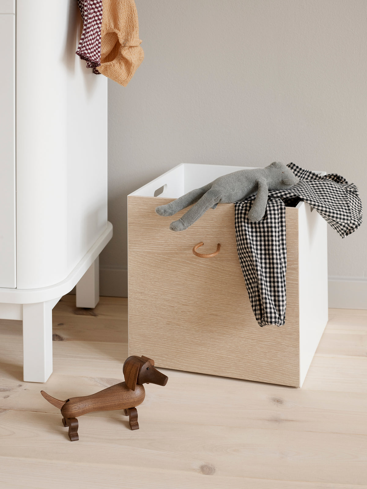 Oliver Furniture Wood Kisten, Weiss/Eiche