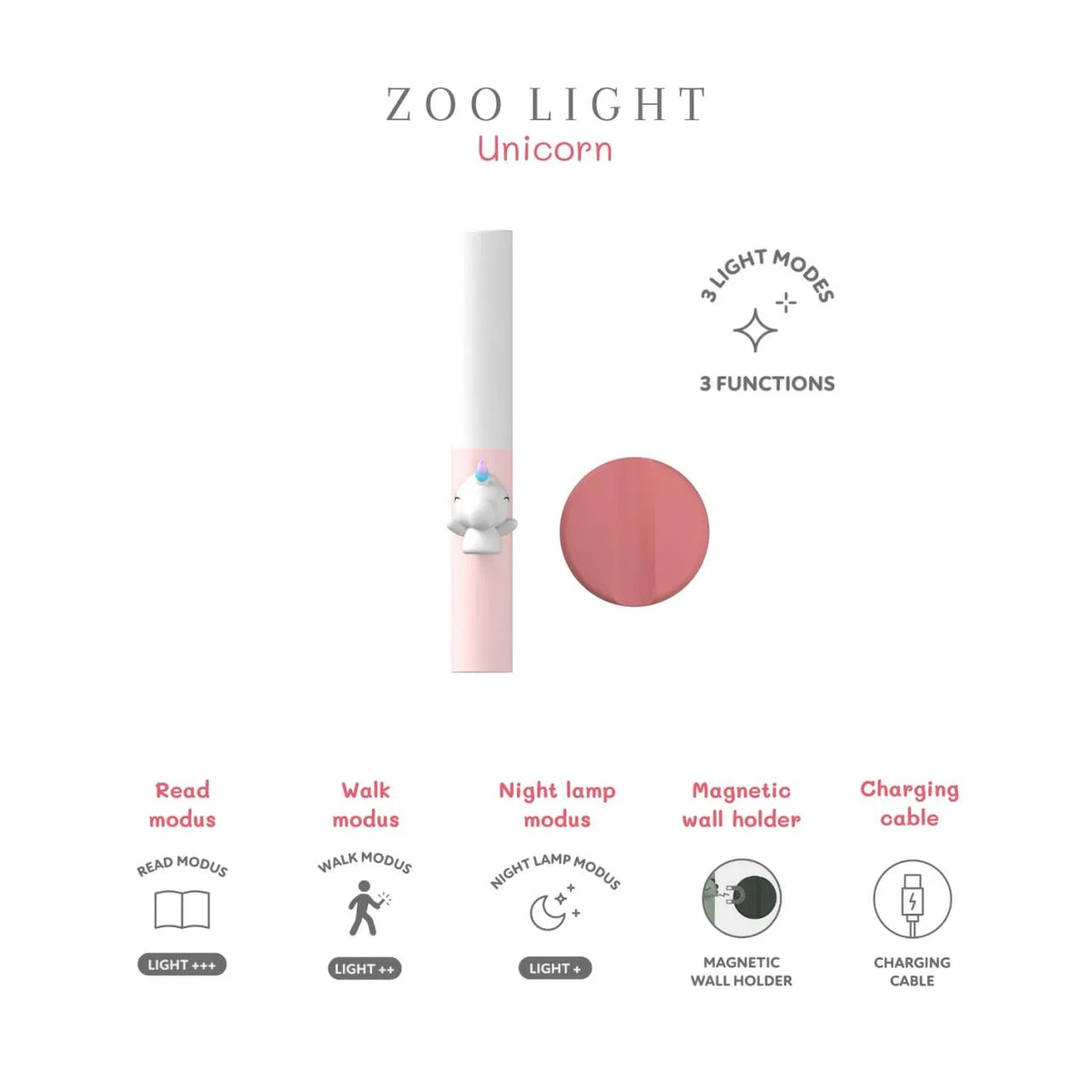 Zoofamily - Nachtlicht - Zoo Light Unicorn