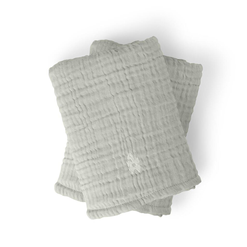 Sebra - Musselin Wickelunterlage 6-lagig - Mist Green