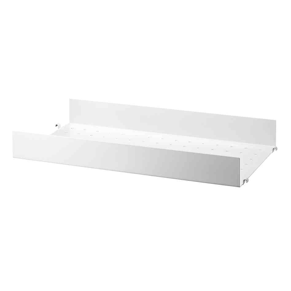 String Regalsystem Schöner Wohnen Metallregalboden weiss