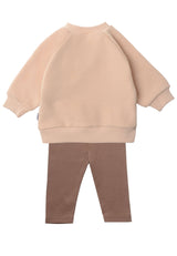 Liliput Set mit Sweatshirt und Leggings "Babyccino Club"