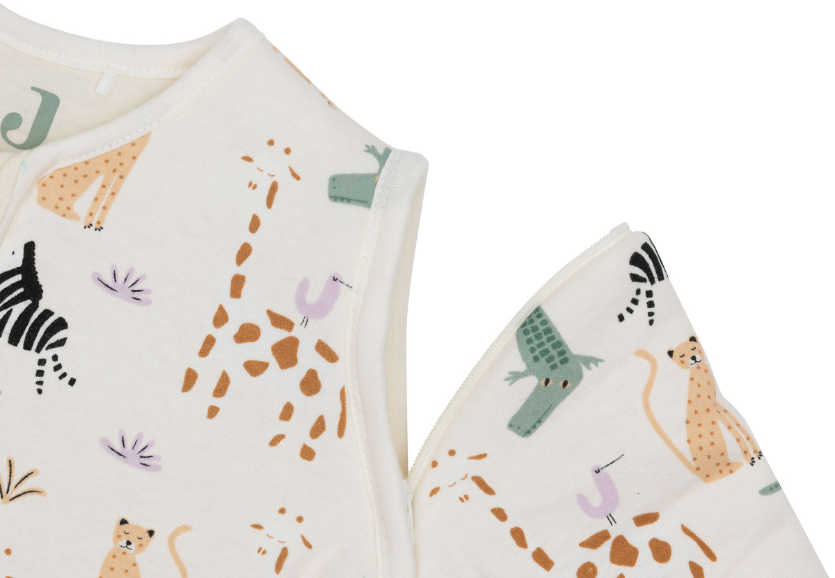Baby Schlafsack mit Abnehmbaren Ärmeln, Jungle Jambo
