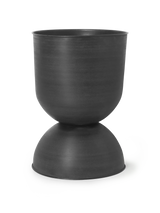 Ferm Living - Hourglass Pot Schwarz, gross