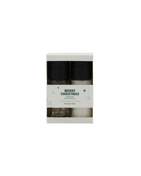Nicolas Vahé Geschenkbox French Sea Salt & Pepper Mix – 120 g / 55 g