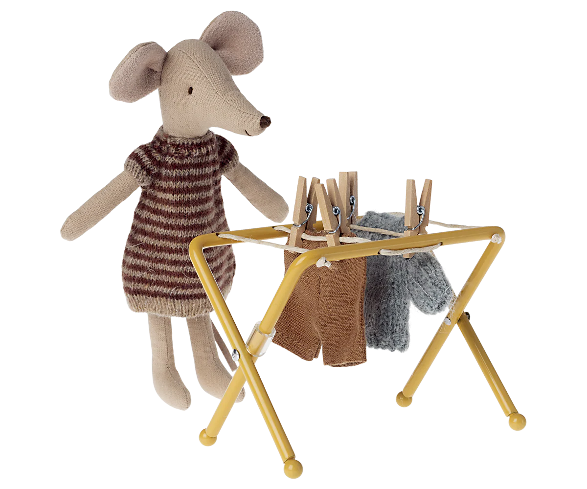 Maileg - Wäscheständer, Maus
