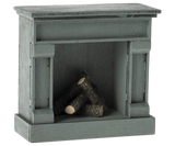 Maileg - Kamin, Maus - Blau
