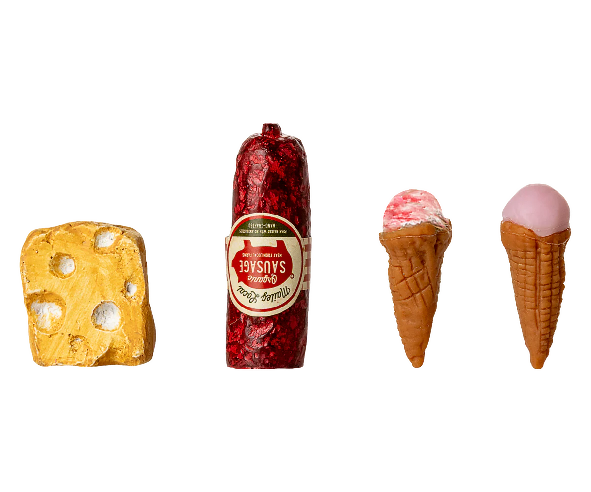 Maileg - Kühlschrank, Maus - Creme
