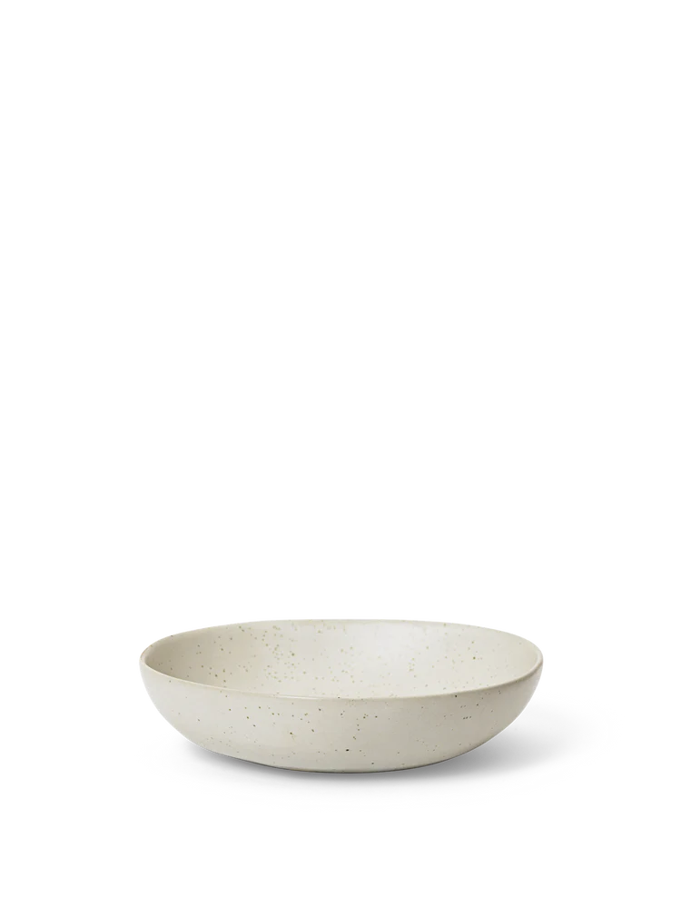 Ferm Living - Flow Bowl - Off-White Speckle