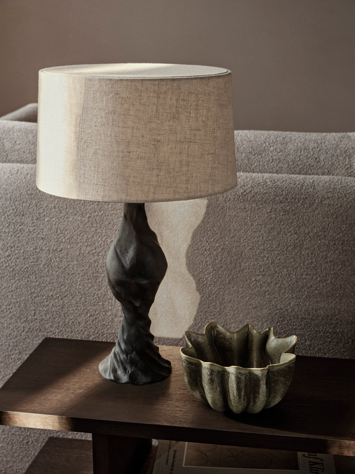 Ferm Living Moltan Tischlampenfuss – Schwarz