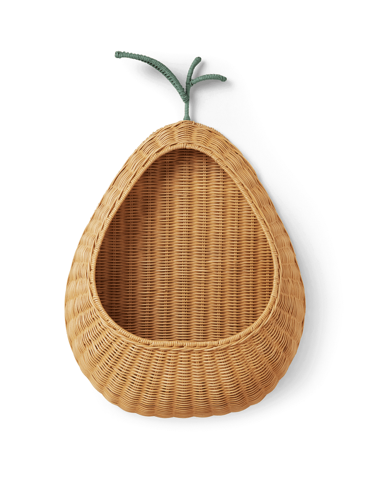 Ferm Living - Birne Rattan-Wandtasche