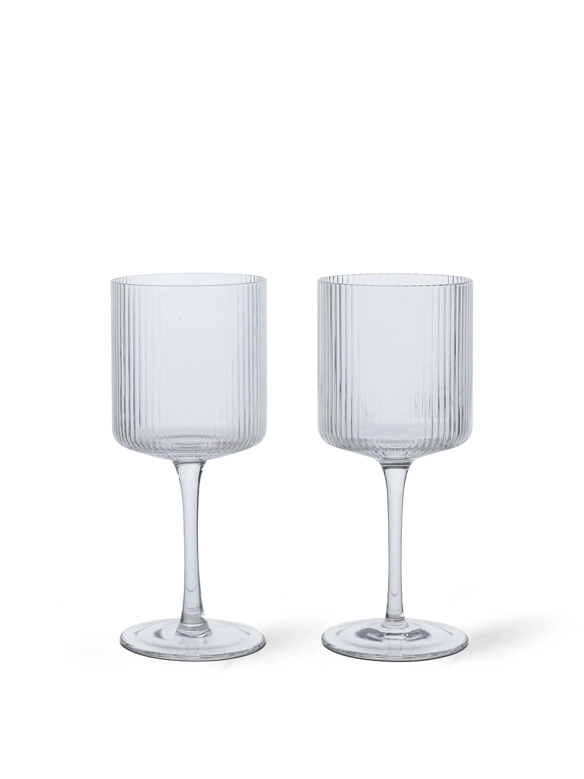Ferm Living - Ripple White Wine Glasses - Set of 2