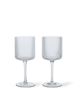Ferm Living - Ripple White Wine Glasses - Set of 2