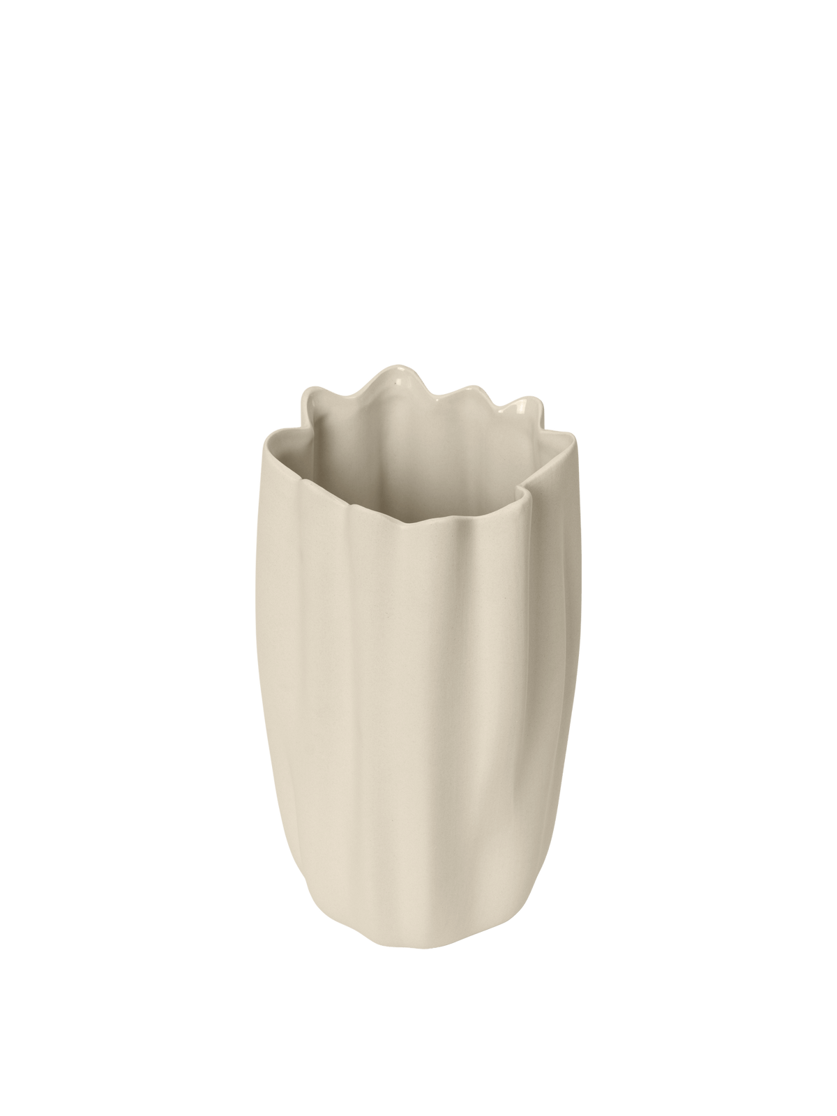 Ferm Living - Nium Vase - H23 - Off-White