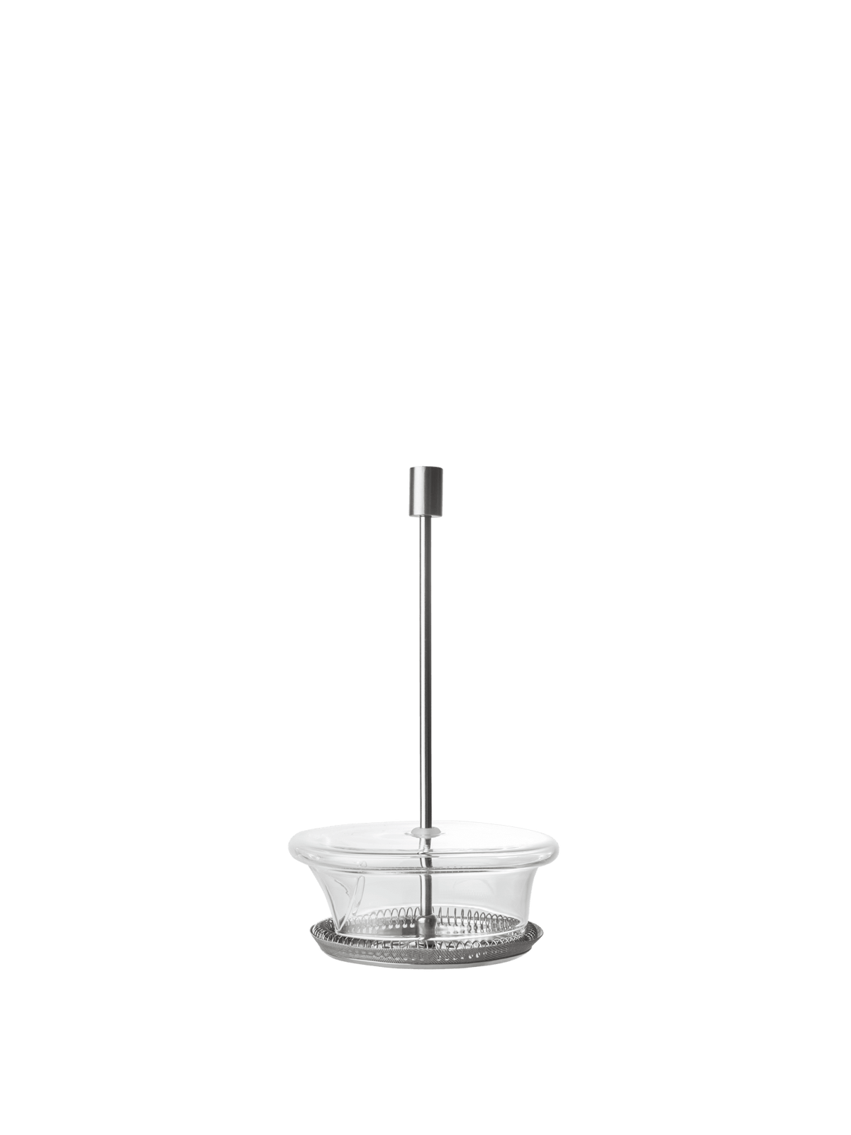 Ferm Living Ripple Thermal French Press – Kaffeebereiter aus Glas, Transparent, 1 Liter