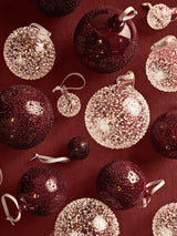 Ferm Living Flurry Glass Baubles L – Weiss, 10cm