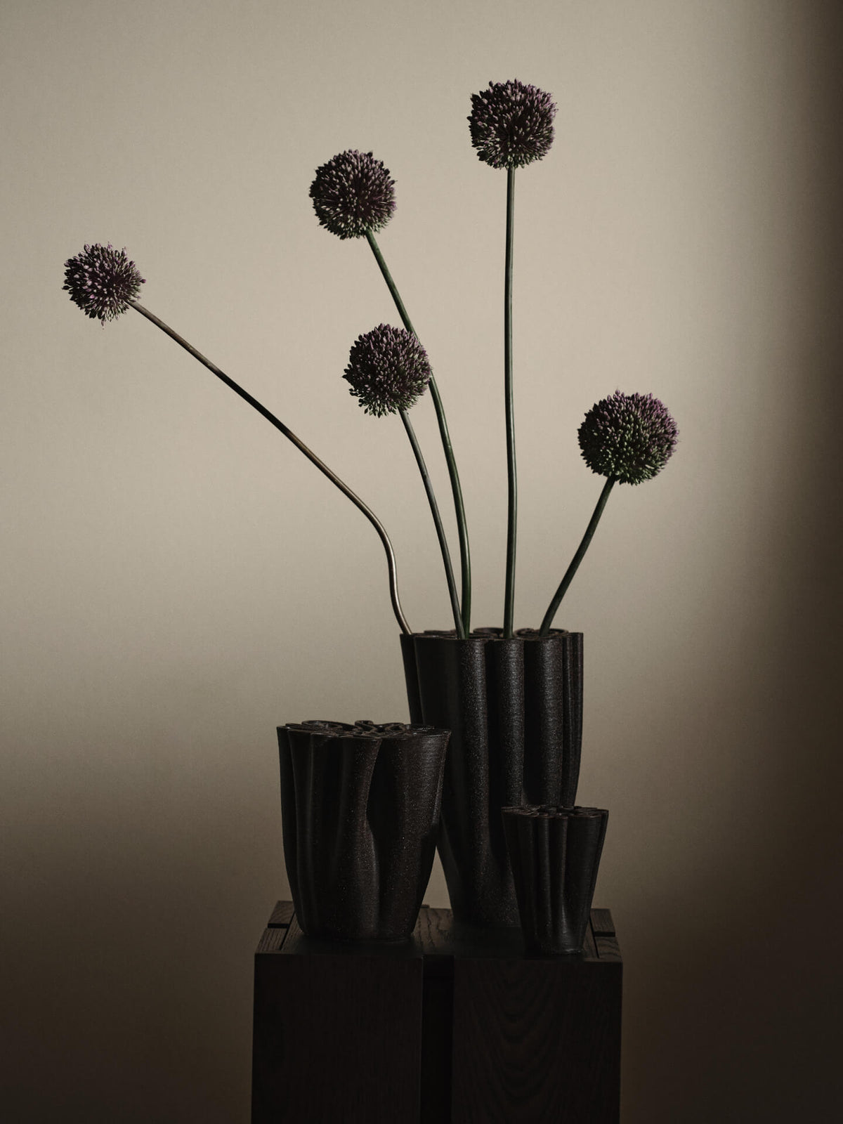 Ferm Living Dedali Vase Small – Dunkelbraun